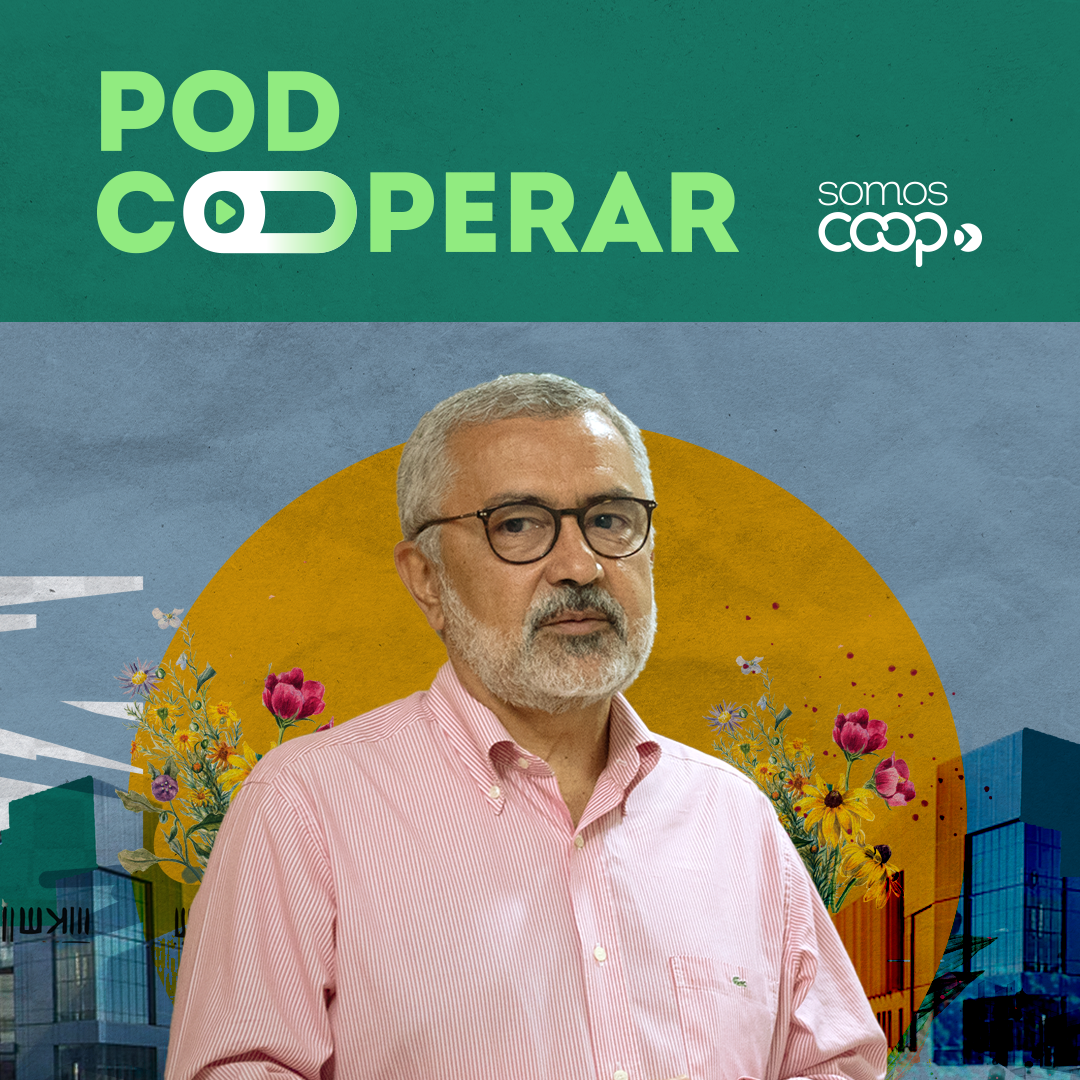 Imagem do protagonista do episódio. Ele usa óculos e uma camiseta rosa.